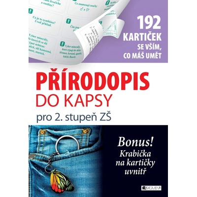 Přírodopis do kapsy pro 2. stup. ZŠ 192 kartiček