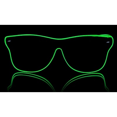 Way Ferrer style Okuliare neónové - Zelené
