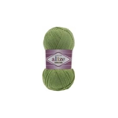Alize Cotton Gold 485 - olivově zelná