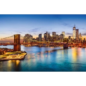 DIMEX ART Флизелинов фототапет градски пейзаж на ню йорк 375 x 250 см