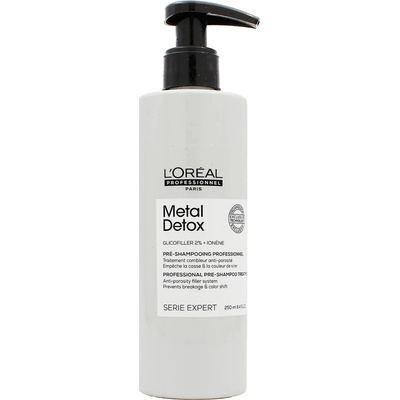L'Oréal Professionnel Serie Expert Metal Detox PreShampoo Treatment 250 ml Předšamponová péče pro poškozené vlasy