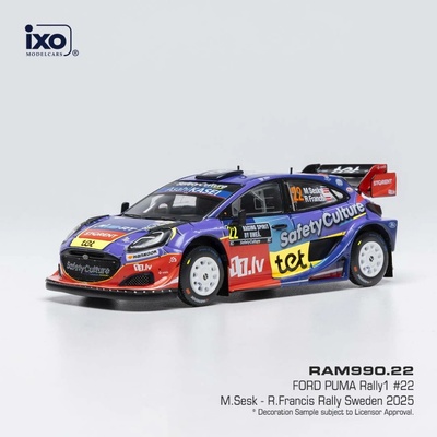 Ford Puma Rally1 Rally Sweden 2025 22 Sesks FrancisIXO 1:43