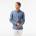 Lacoste Slim Fit Concealed Placket Poplin Shirt - Blue
