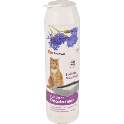 Flamingo Deodorant do toalety jarní louka 800 g
