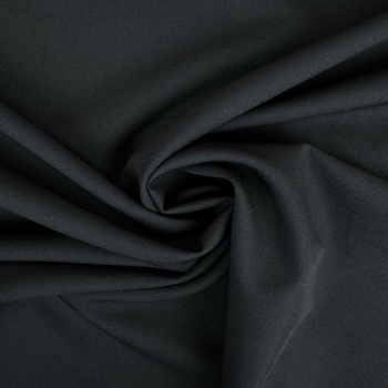 Kepr Twill elastický „4-way“ – Černá