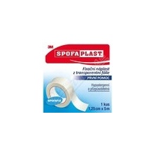 3M Spofaplast 431 Fixačná náplasť z transparentnej fólie 1,25 cm × 5 m