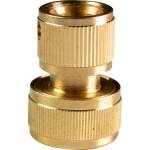 TopGarden Накрайник за маркуч 3/4" със стопер месингов tg