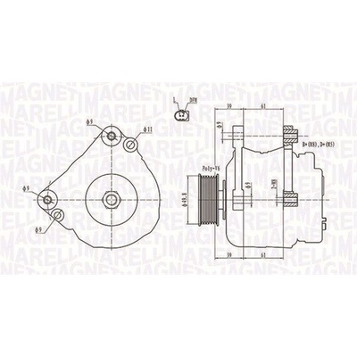 Generátor MAGNETI MARELLI 063731729010