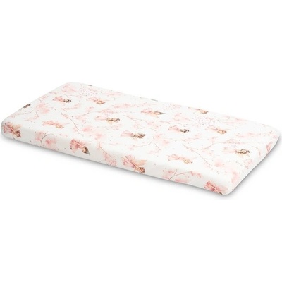 Sensillo Prostěradlo Víla Ema růžové bílé 60x120