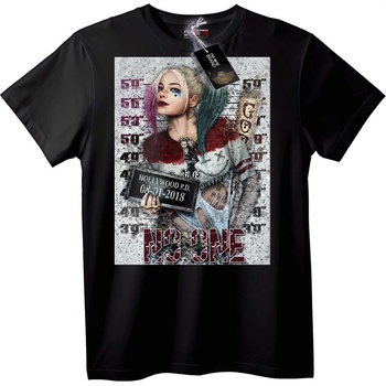 NOONEBRAND Тениска Harley Quinn Измъчван Портрет - M, Black
