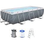 Bestway Басейн с метална конструкция Bestway Power Steel 56721, 404 x 201 x 100 см