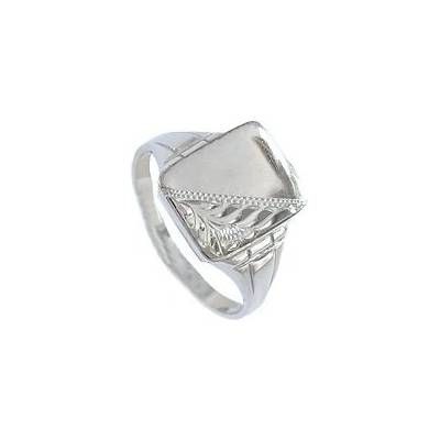 INFINITYSILVER Stříbrný pánský prsten s rytinou 4219659