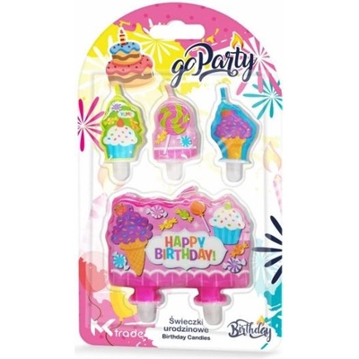 MK Trade Svíčky dortové SH 262 Muffins 125477