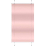 vidaXL Плисирана щора, розова, 70x150 см, ширина на плата 69, 4 см, полиестер (4015443)