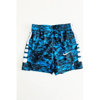 Nike Dri Fit Blue Camo sportovní kraťasy s logem modrá