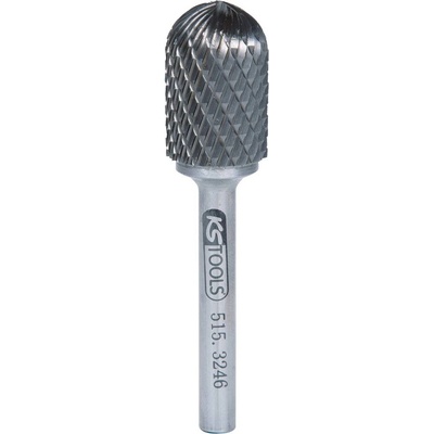 KS Tools 515.3246 frézovacie kolík tvrdokov Špicatý kužeľ Dĺžka 70 mm Vonkajší Ø 6 mm Pracovná dĺžka 40 mm Ø hriadeľa 6.