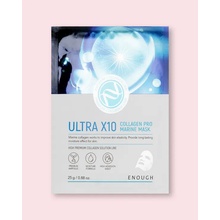 Enough Ultra X10 Collagen Pro Marine Mask Tkaninová maska s morským kolagénom 25 g 1 ks
