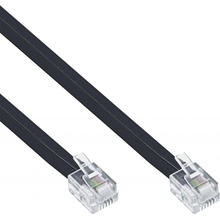 InLine 11.42.9975 telefonní s konektory RJ12, 6/6, 5m, černý