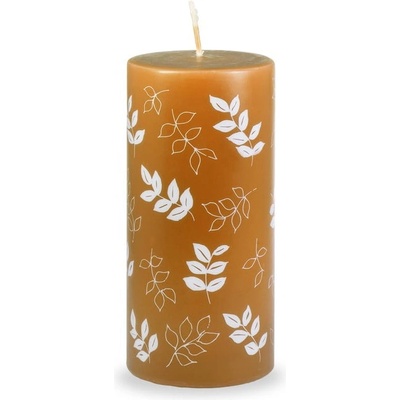 Unipar Оранжева свещ , време на горене 73 h Pure Beauty - Unipar (Pure Beauty Caramel Pillar 70x150)