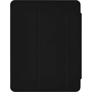 Macally Stand Case - полиуретанов калъф с поставка за iPad 9 (2021), iPad 8 (2020), iPad 7 (2019) (черен)