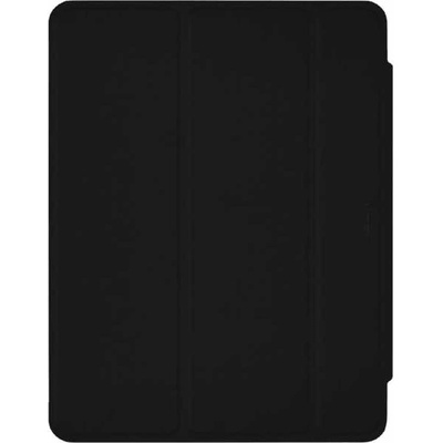 Macally Stand Case - полиуретанов калъф с поставка за iPad 9 (2021), iPad 8 (2020), iPad 7 (2019) (черен)