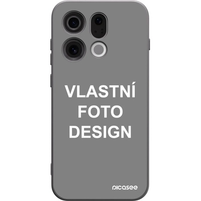 Picasee silikonový černý OPPO Find X9 Vlastní design/motiv