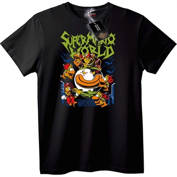 NOONEBRAND Тениска Super Mario World - XS, Black