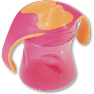 Baby-Nova Тренировъчна чашка с капаче Baby Nova - 220 ml, розова (34119)