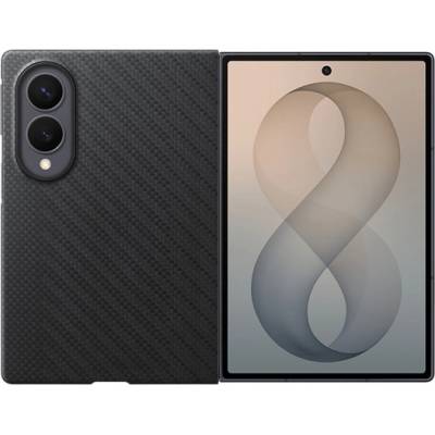 Samsung Z Fold8 SAMSUNG силиконов калъф за телефон с магнитно затваряне, карбонов мотив, ЧЕРЕН EF-KF971SBEGWW (EF-KF971SBEGWW)