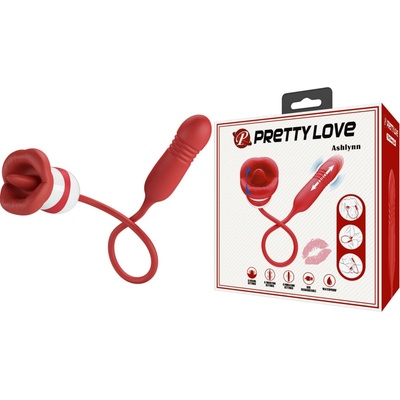 Pretty Love Ashlynn Thrusting & Licking Double Vibrator