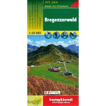 Freytag & Berndt Wander-, Rad- und Freizeitkarte Bregenzerwald