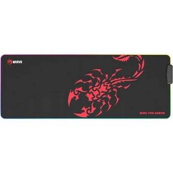 Podložka / kobereček pod myš Marvo SCORP XL s podsvícenými okraji