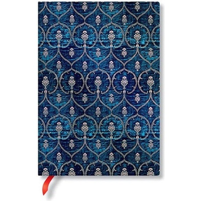 Paperblanks Тефтер Blue Velvet, Midi, мека корица, 88 листа (1570180189)