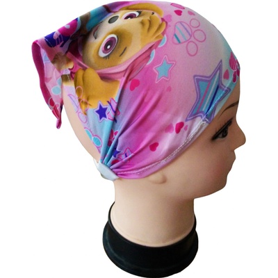 Tlapková patrola poly dívčí šátek růžová – Zboží Mobilmania