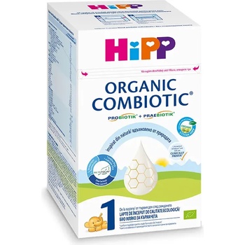 HiPP Био мляко за кърмачета Hipp 1 - Комбиотик, 800 g (RO2104) от 45,59 лв.  Адаптирано мляко 