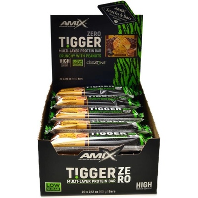Amix Tigger Zero Multi Layer Protein Bar 20 x 60 g