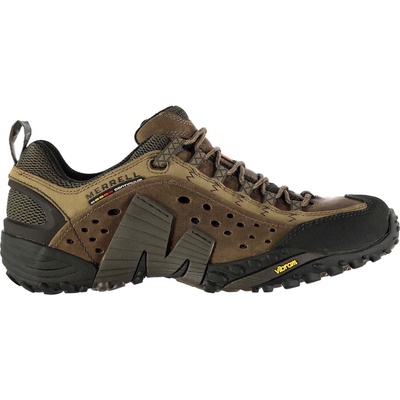 Merrell Мъжки обувки Merrell Intercept Leather Walking Shoes Mens - Moth Brown