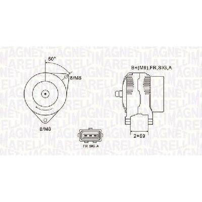 generátor MAGNETI MARELLI 063731857010