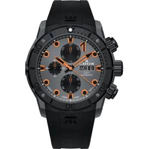 Edox CO-1 Carbon Chrono Automatic 01125-CCN-GNO - Мъжки часовник (01125-CCN-GNO) Часовници
