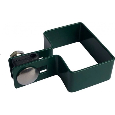 Koncová príchytka panela 4 mm na stĺpik 60 x 40 mm zelená