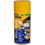 JBL ProTerra Molluscus с цели охлюви, гамарус и рибни пръчици - 0.25кг