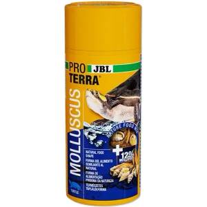 JBL ProTerra Molluscus с цели охлюви, гамарус и рибни пръчици - 0.25кг