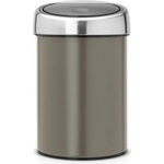 Brabantia Кош за смет Brabantia Touch Bin 3L, Platinum (647215) - topmarket