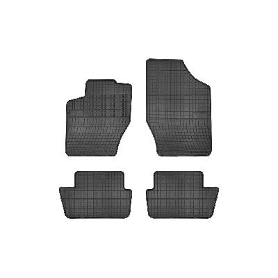 Гумени стелки Frogum за Peugeot 307 2001-2008, 308 2007-2013, 4 части, черни (ET0632)