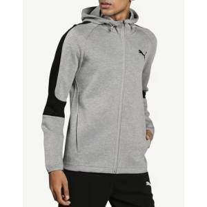 PUMA Evostripe Core FZ Hoodie Gray/Black - magazinko