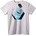 NOONEBRAND Тениска Водолаз на залез геометрия - 7XL, White