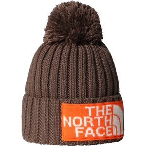The North Face Зимна шапка (beanie) The north face Heritage Ski Tuke Beanie - Smokey Brown / TNF Orange - размер One Size (904-1184-0411)