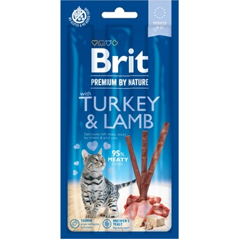 Brit Premium by Nature Cat Sticks with Turkey & Lamb 3 ks