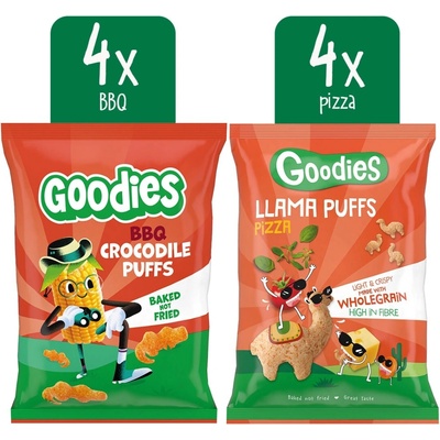 Goodies chrumky Lama mix príchutí 9 x 30 g