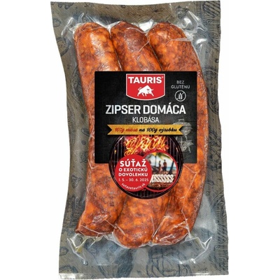 Tauris Klobása Zipser gril 360 g